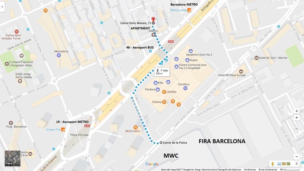 Apartamento Fira Barcelona L'Hospitalet de Llobregat Exterior foto